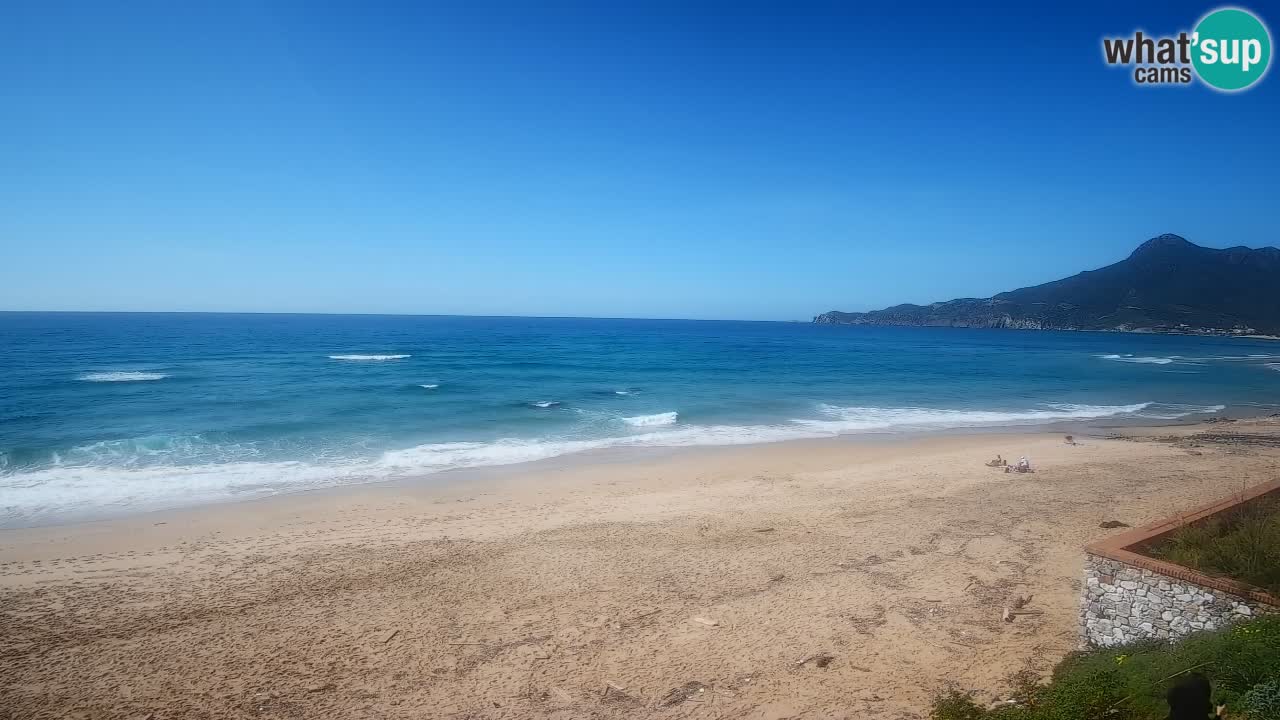 Spiaggia San Nicolò Buggerru webcam | Sardegna