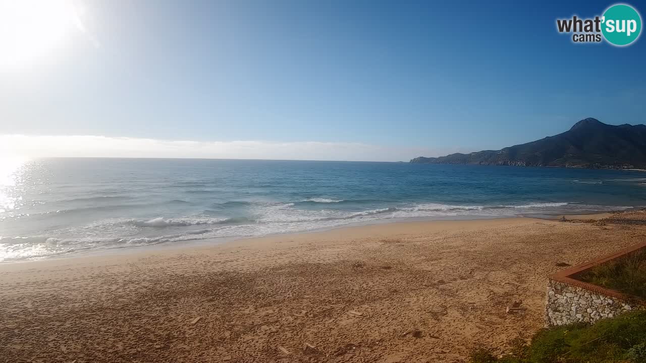 Spiaggia San Nicolò Buggerru webcam | Sardegna