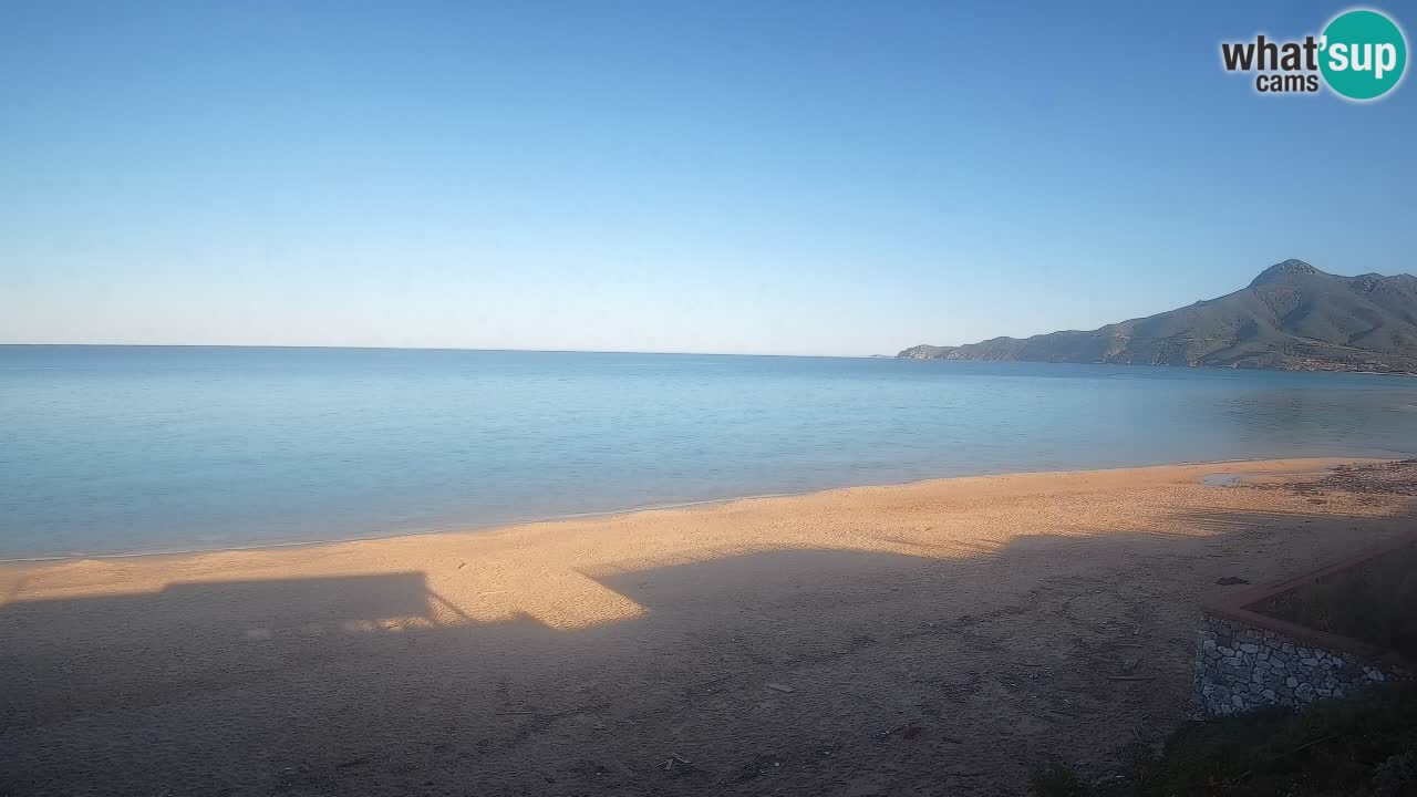 Spiaggia San Nicolò Buggerru webcam | Sardegna