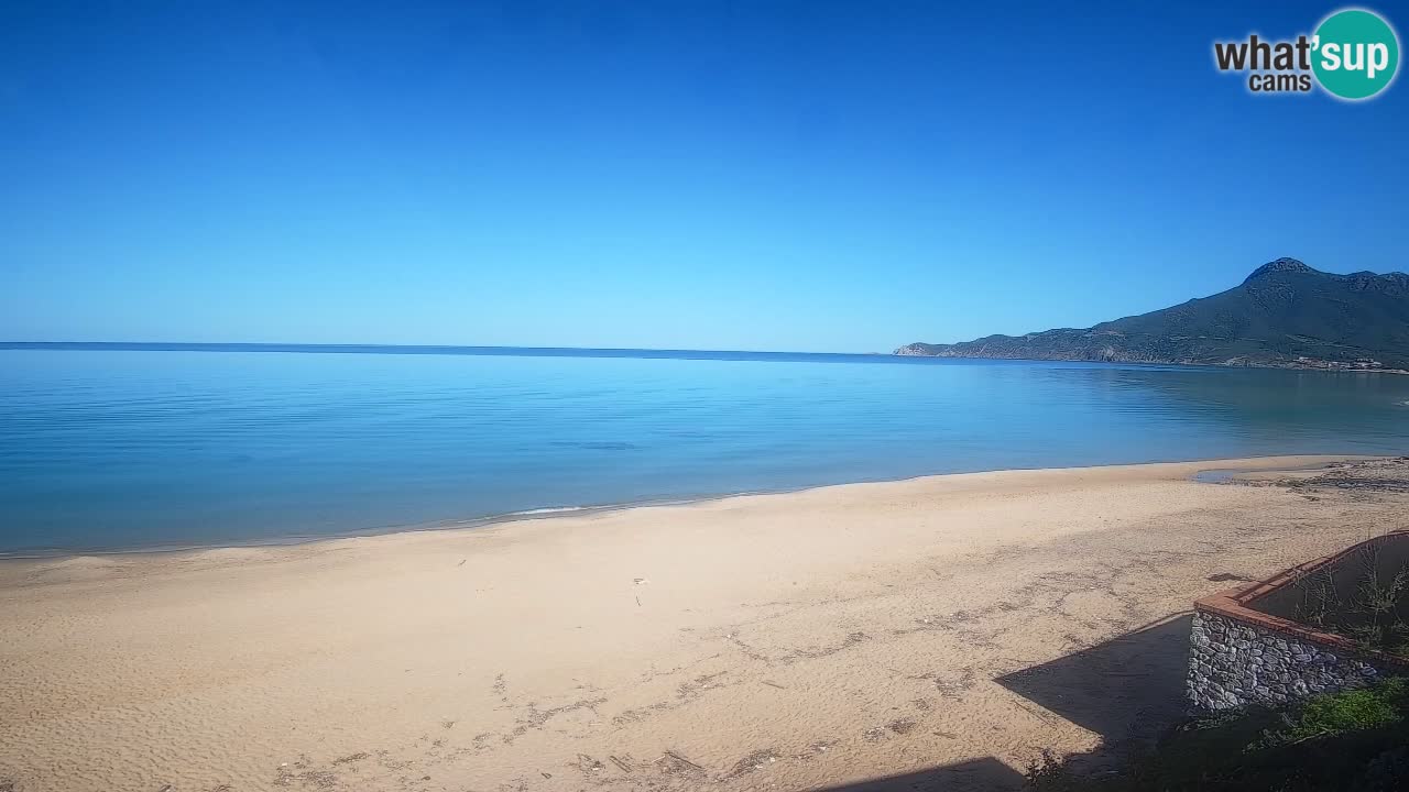 Spiaggia San Nicolò Buggerru webcam | Sardegna