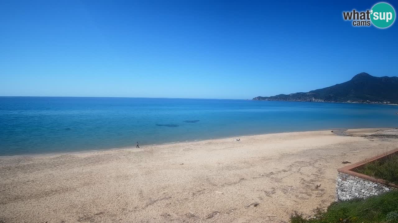 Spiaggia San Nicolò Buggerru webcam | Sardegna