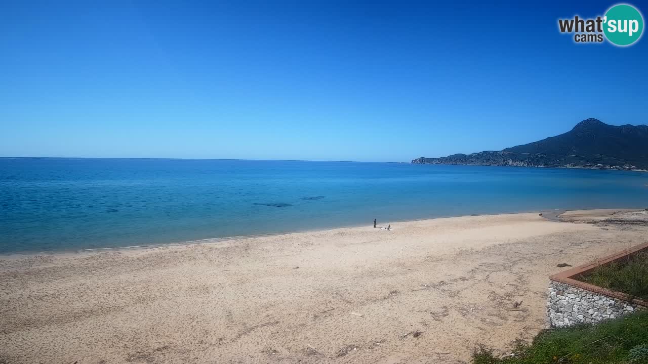 Spiaggia San Nicolò Buggerru webcam | Sardegna