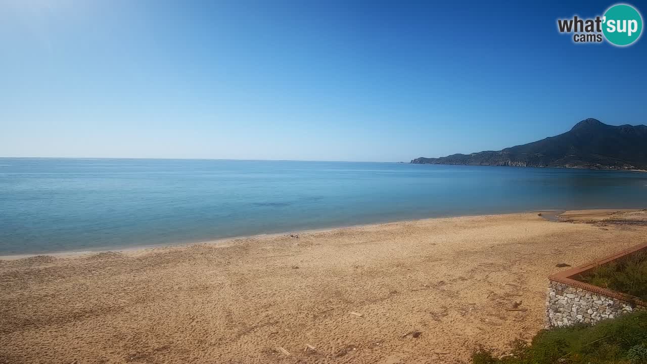 Spiaggia San Nicolò Buggerru webcam | Sardegna