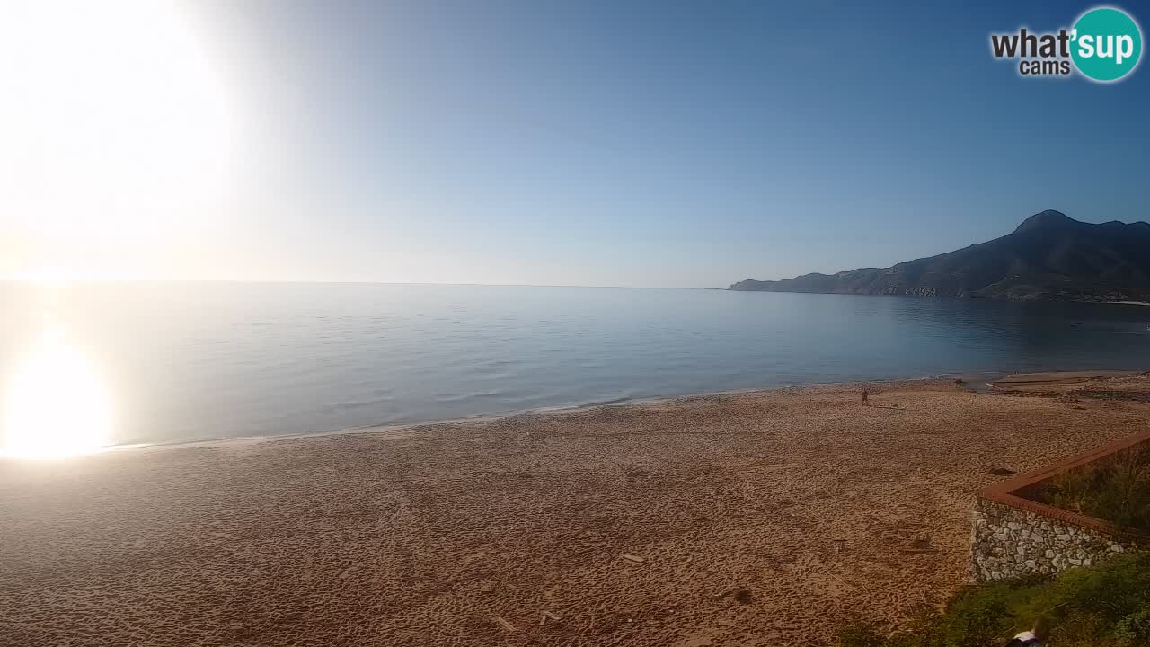 Spiaggia San Nicolò Buggerru webcam | Sardegna