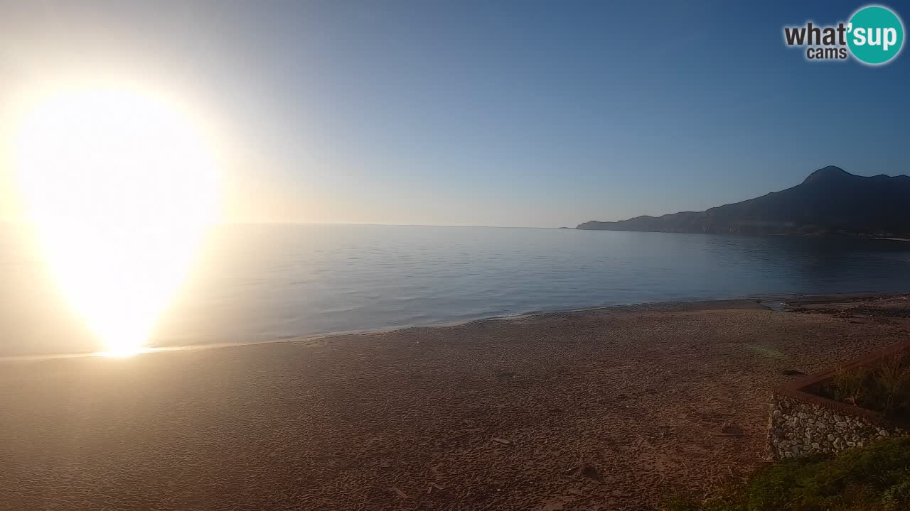 Spiaggia San Nicolò Buggerru webcam | Sardegna