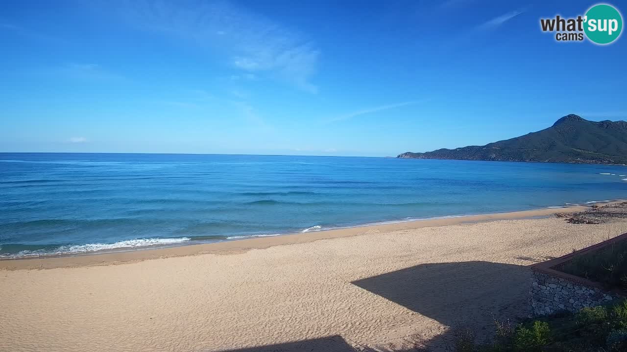 Spiaggia San Nicolò Buggerru webcam | Sardegna