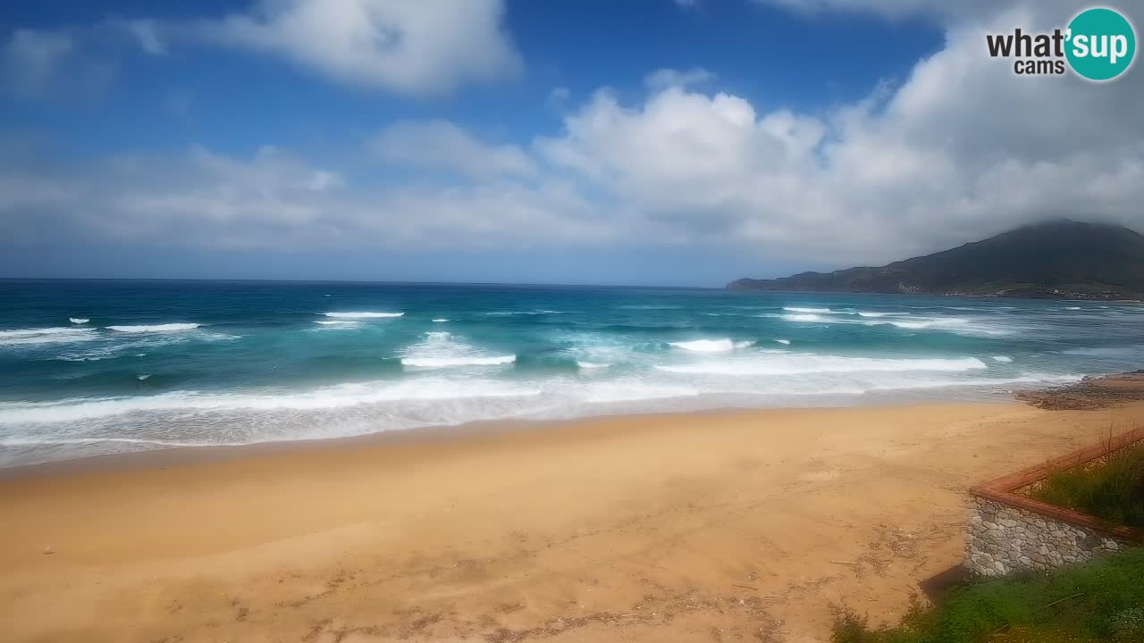 Spiaggia San Nicolò Buggerru webcam | Sardegna