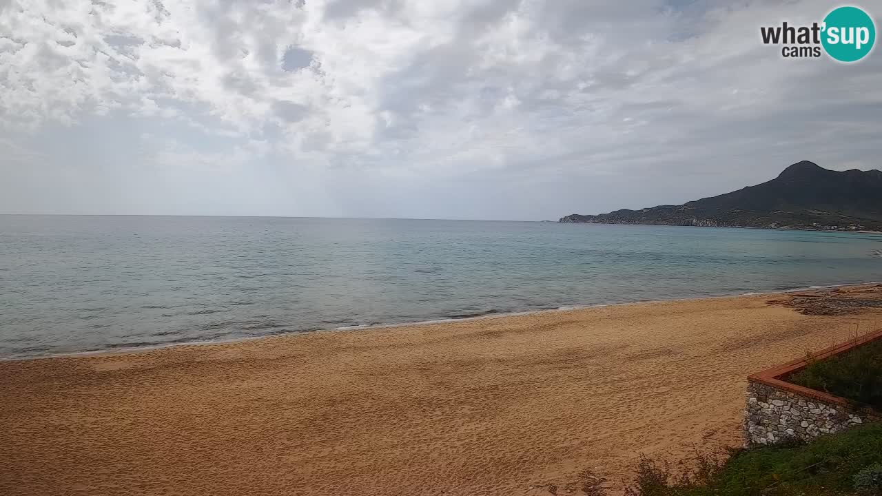 Spiaggia San Nicolò Buggerru webcam | Sardegna