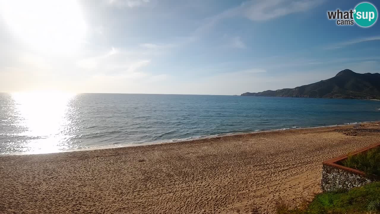 Spiaggia San Nicolò Buggerru webcam | Sardegna