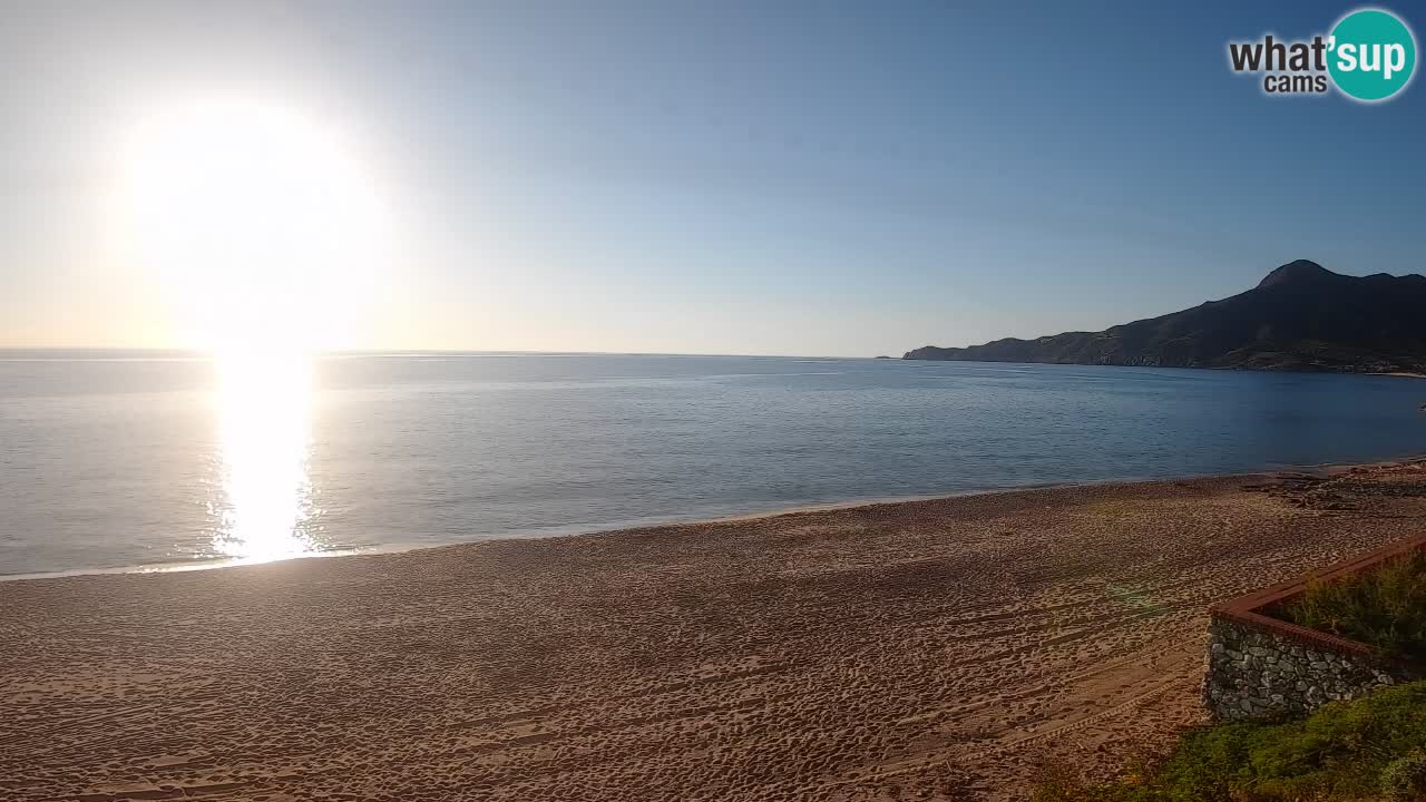 Spiaggia San Nicolò Buggerru webcam | Sardegna