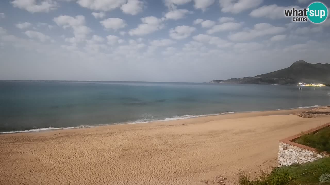 Spiaggia San Nicolò Buggerru webcam | Sardegna