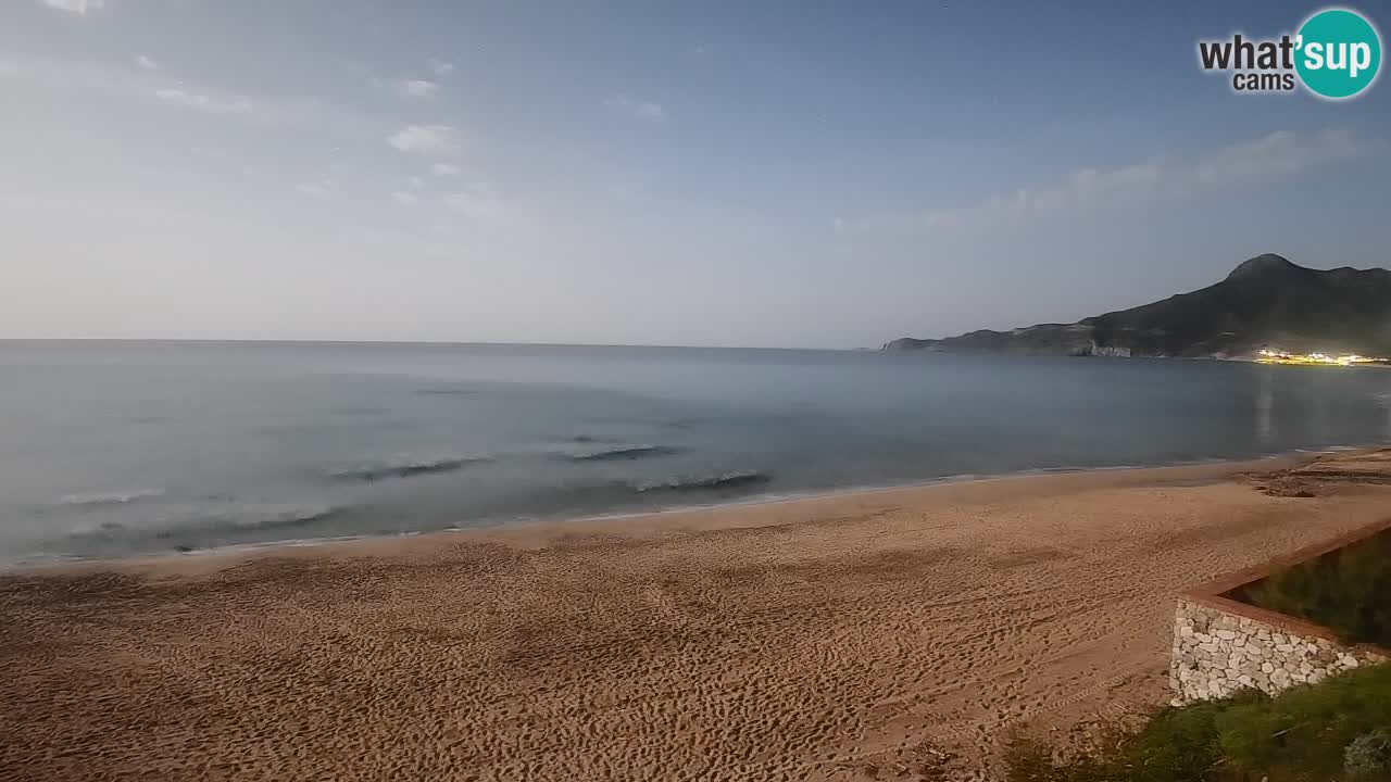 Spiaggia San Nicolò Buggerru webcam | Sardegna