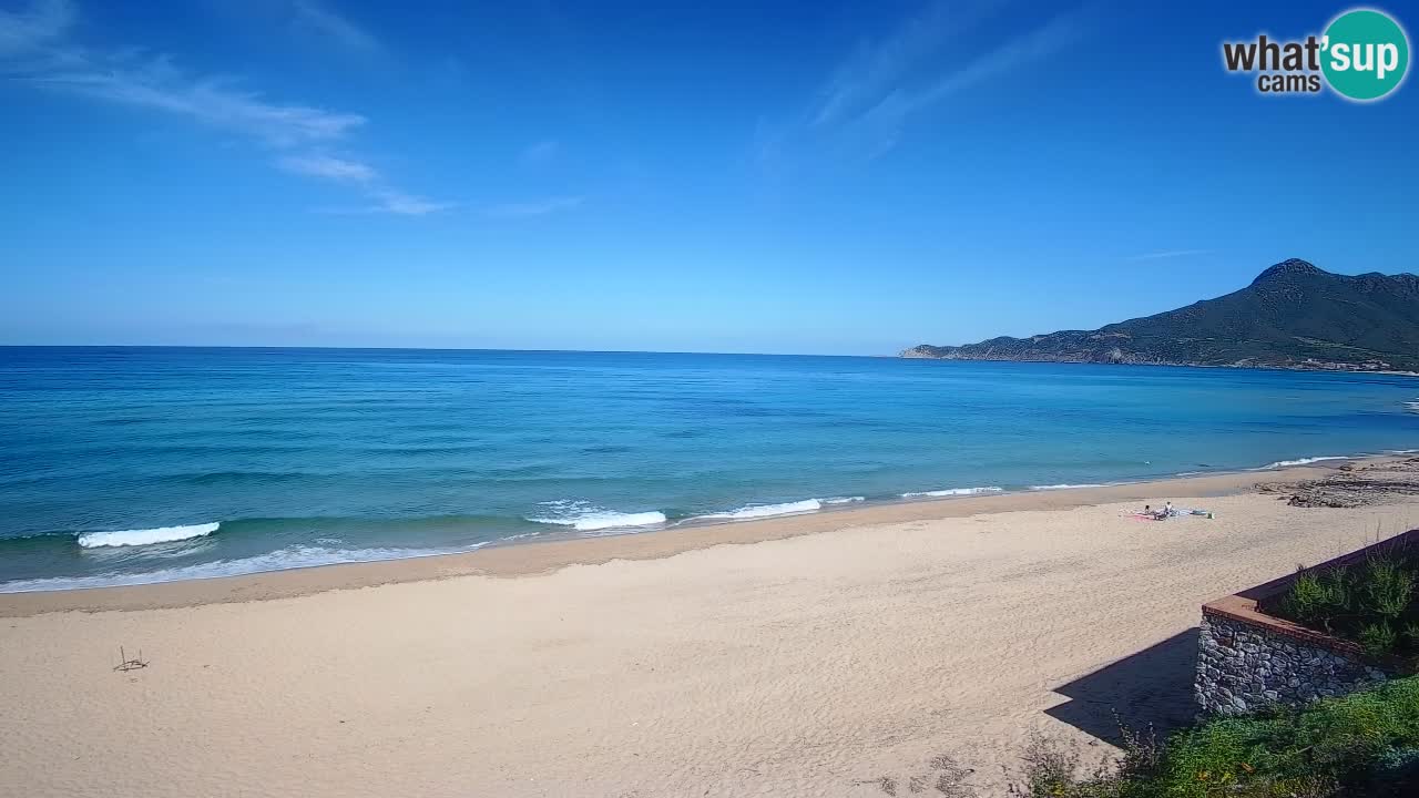 Spiaggia San Nicolò Buggerru webcam | Sardegna