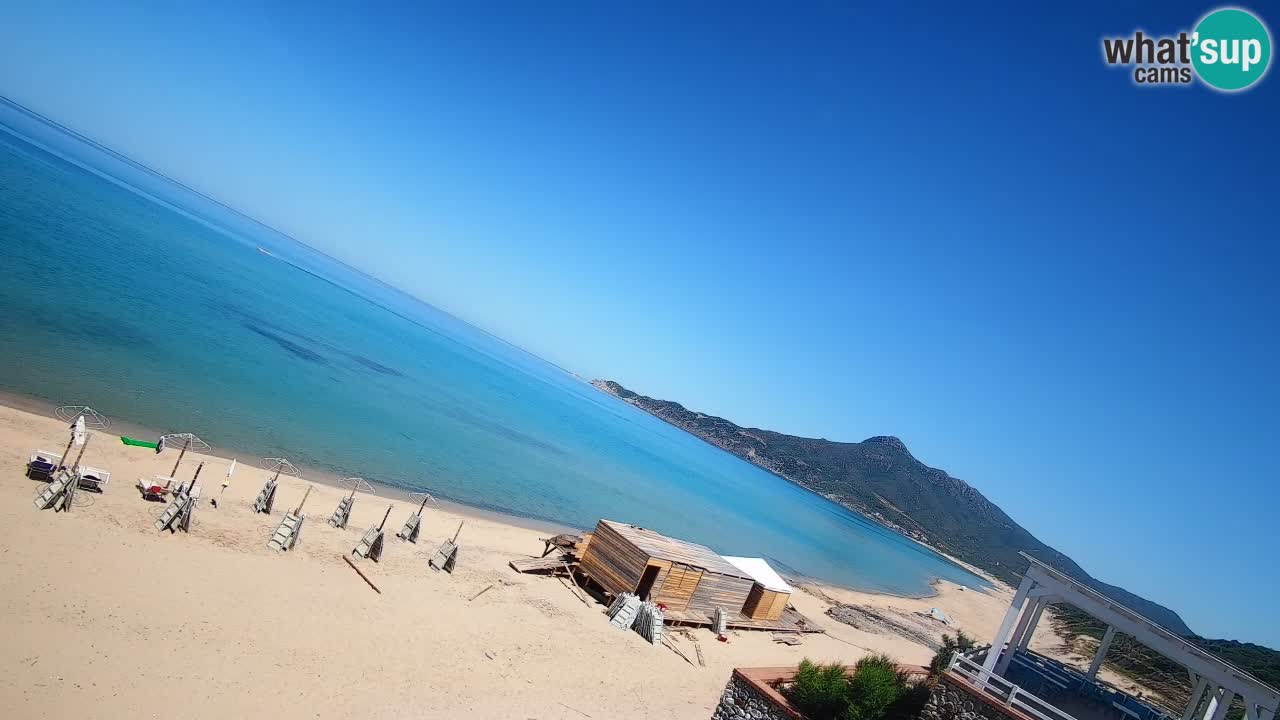 Spiaggia San Nicolò Buggerru webcam | Sardegna