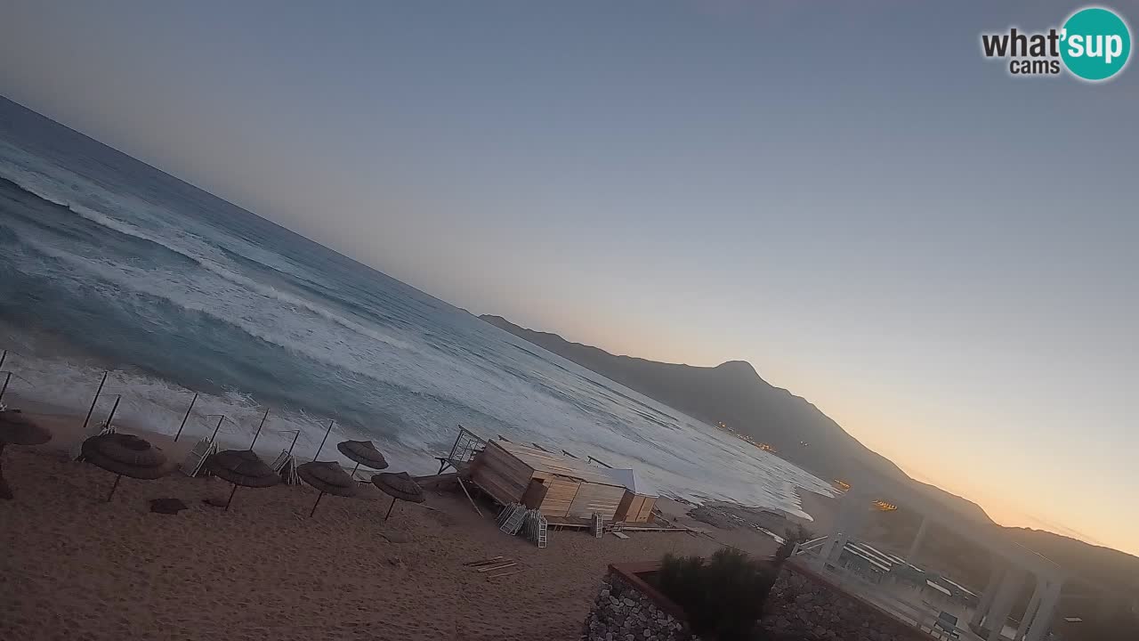 Spiaggia San Nicolò Buggerru webcam | Sardegna