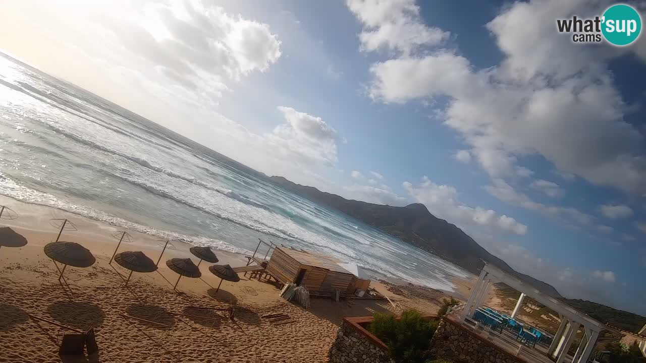Spiaggia San Nicolò Buggerru webcam | Sardegna
