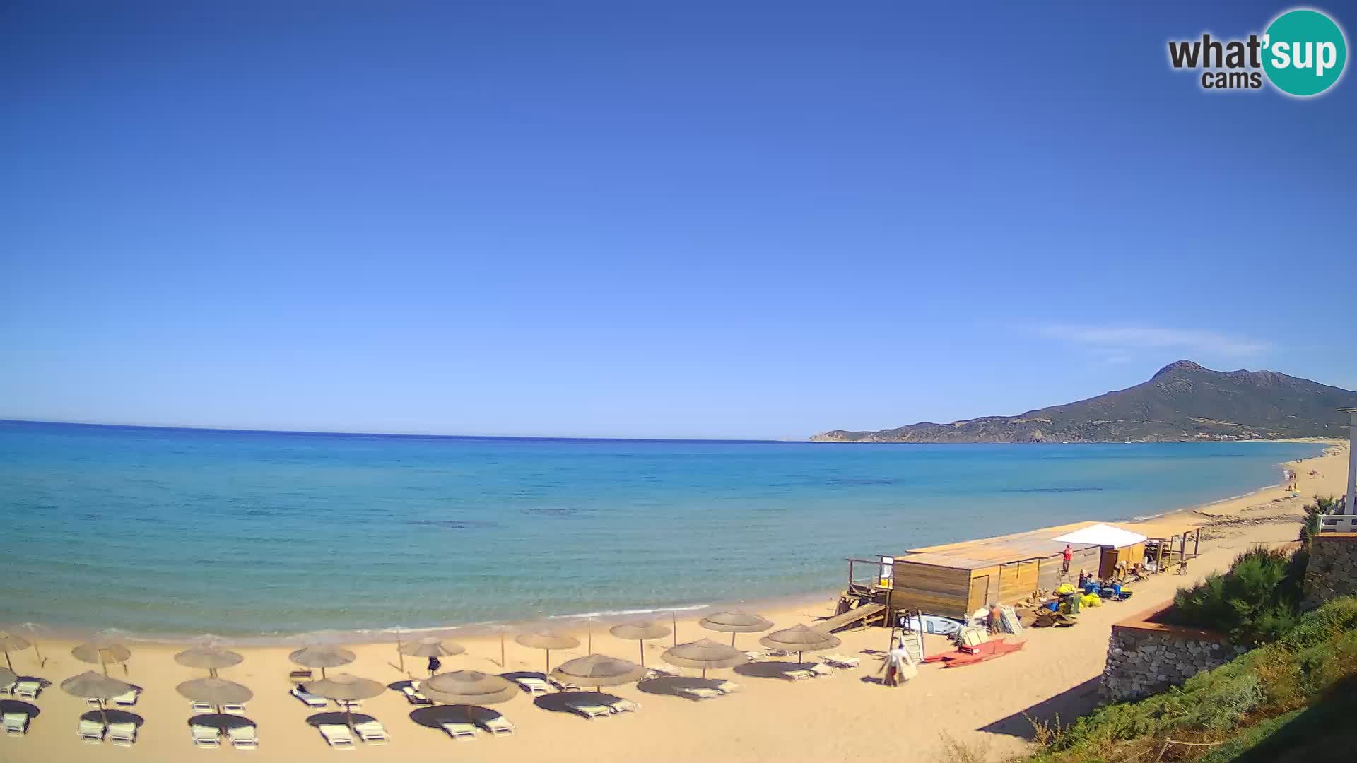Spiaggia San Nicolò Buggerru webcam | Sardegna