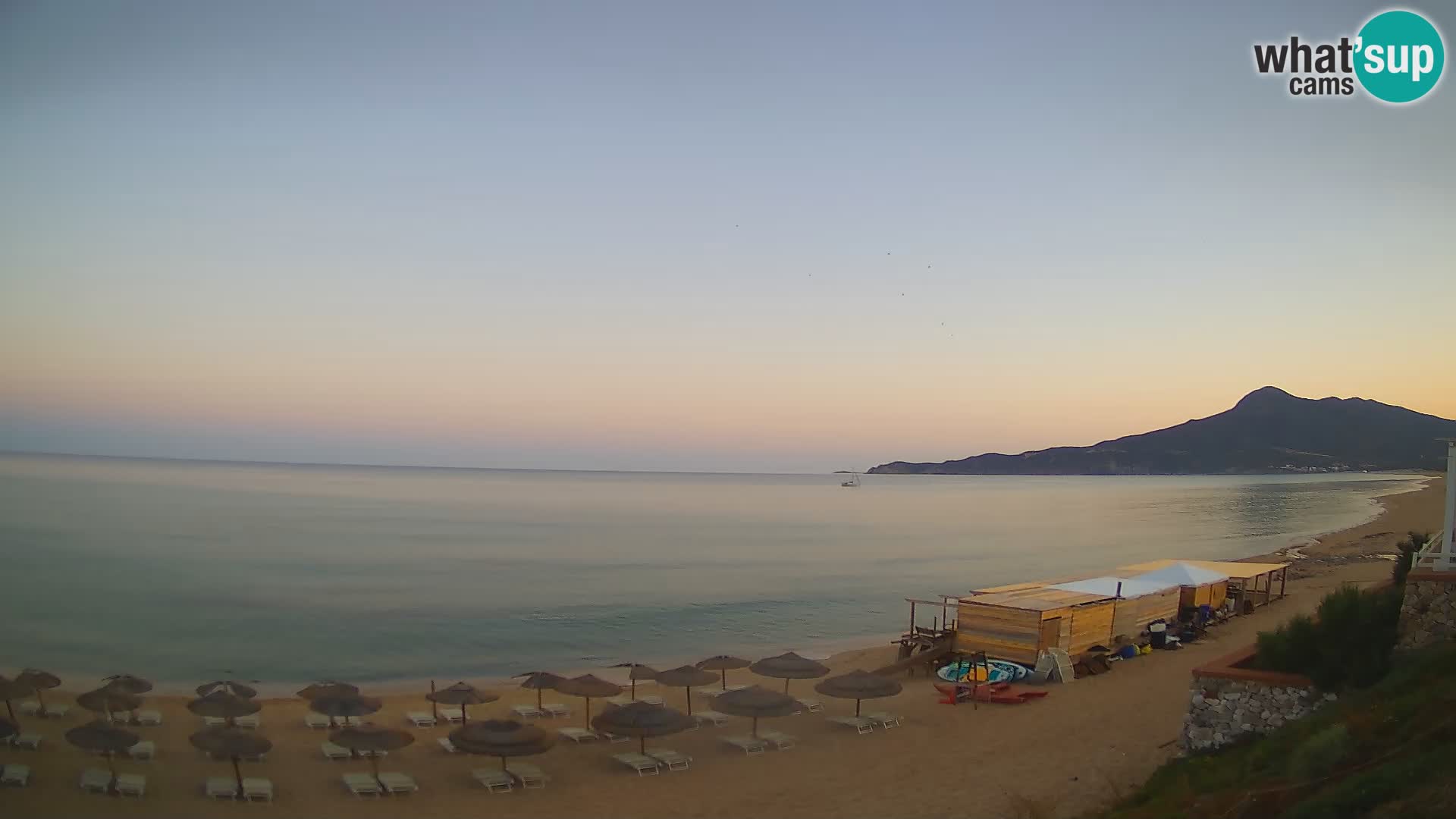 Spiaggia San Nicolò Buggerru webcam | Sardegna