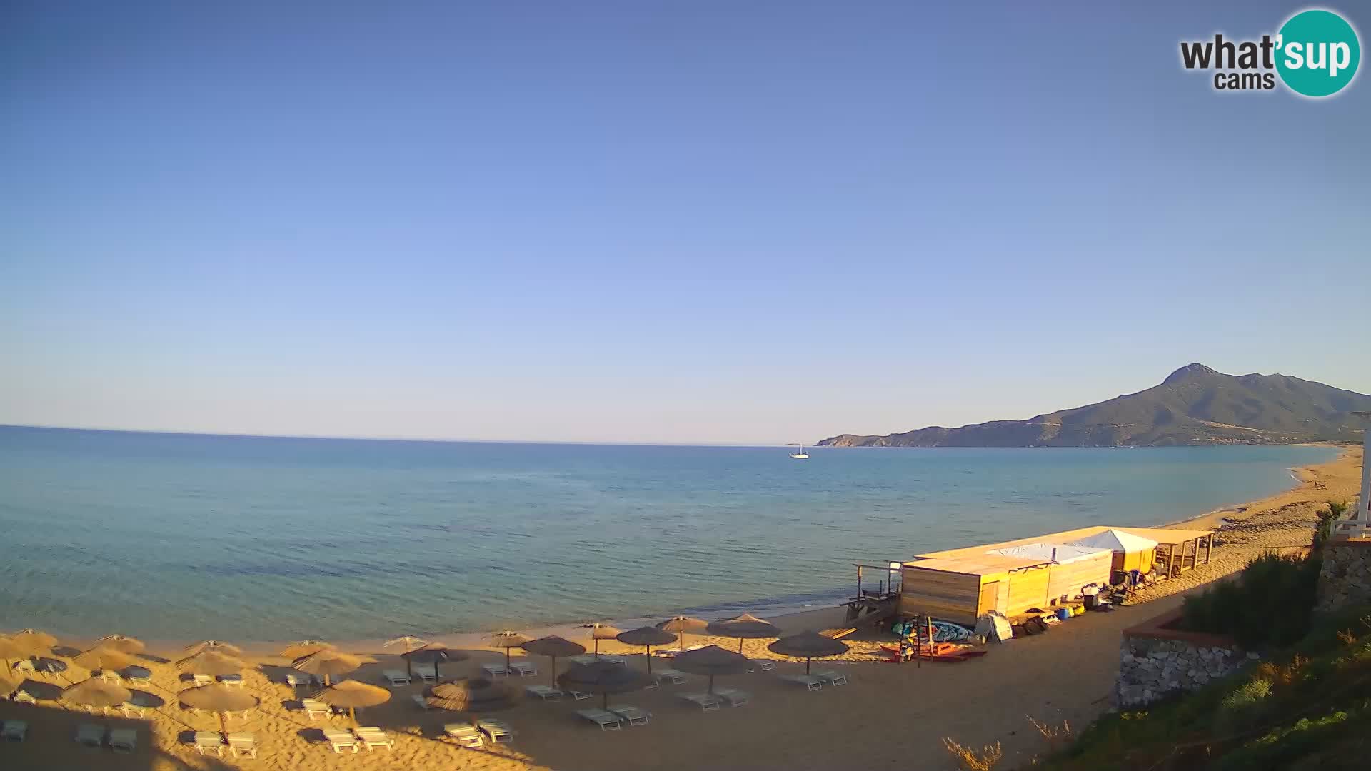 Spiaggia San Nicolò Buggerru webcam | Sardegna