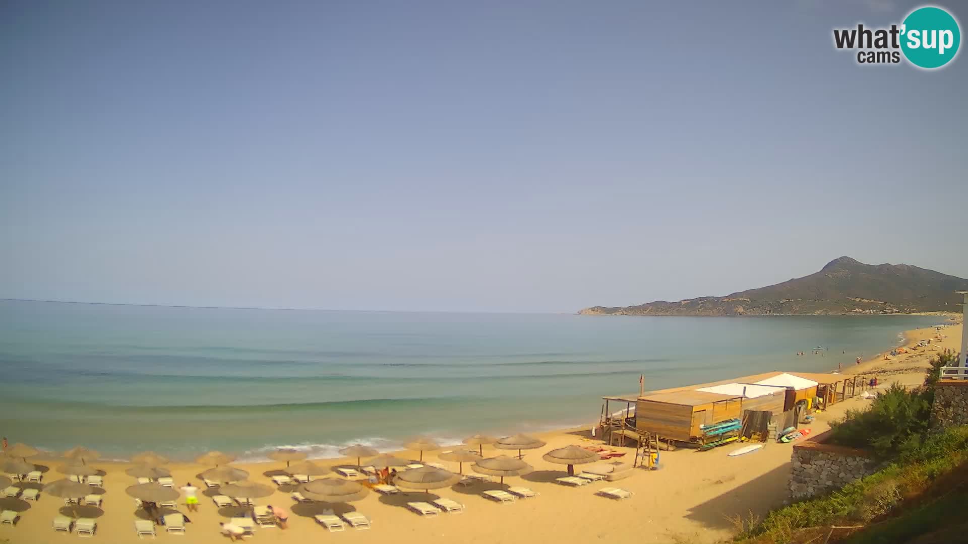 Spiaggia San Nicolò Buggerru webcam | Sardegna