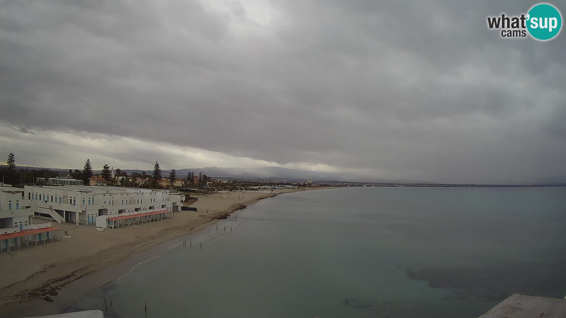 Camera en vivo Golfo de Cagliari – Playa del Poetto – Cerdeña
