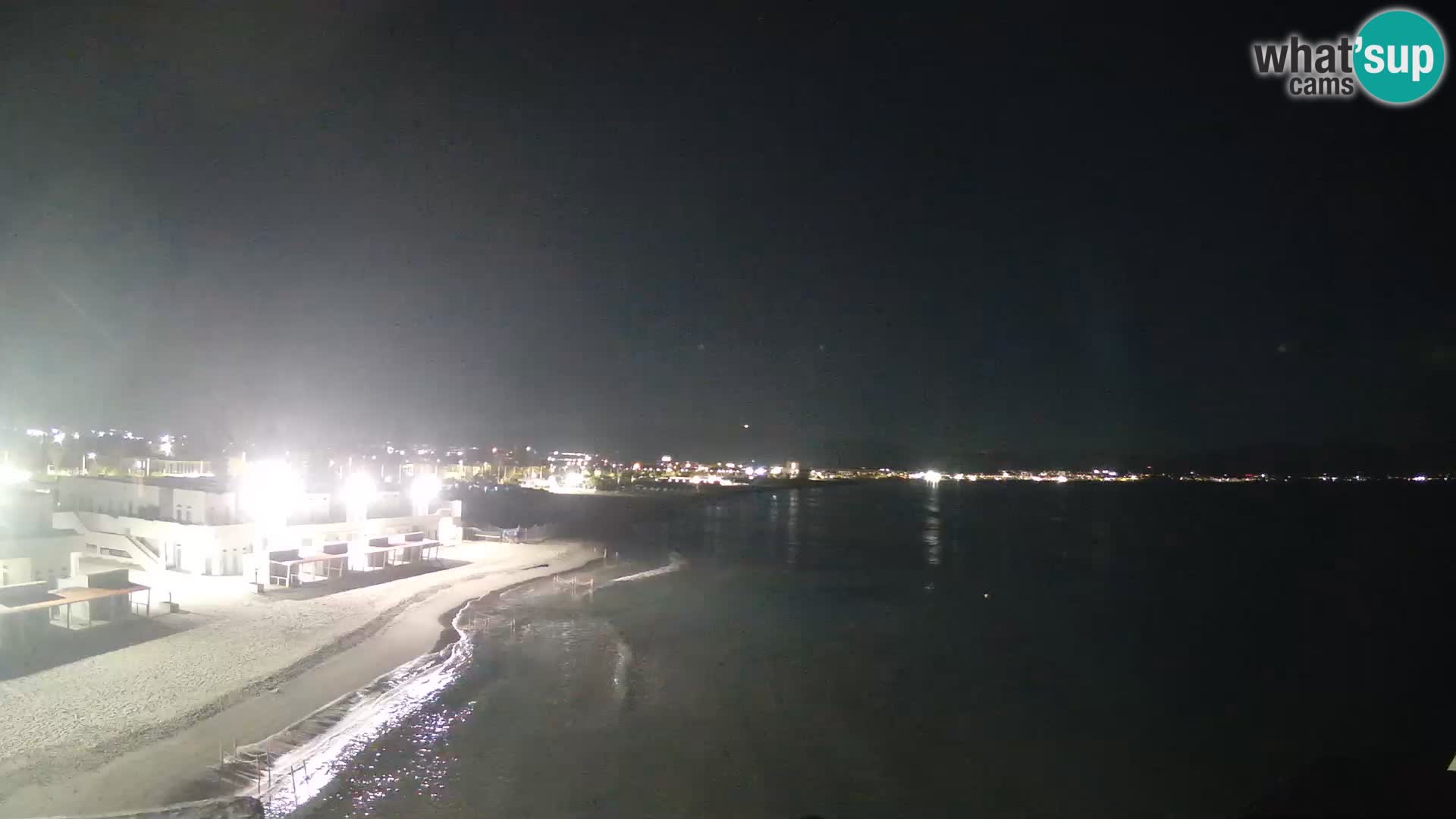 Web kamera uživo Cagliarski zaljev – plaža Poetto – Sardinija