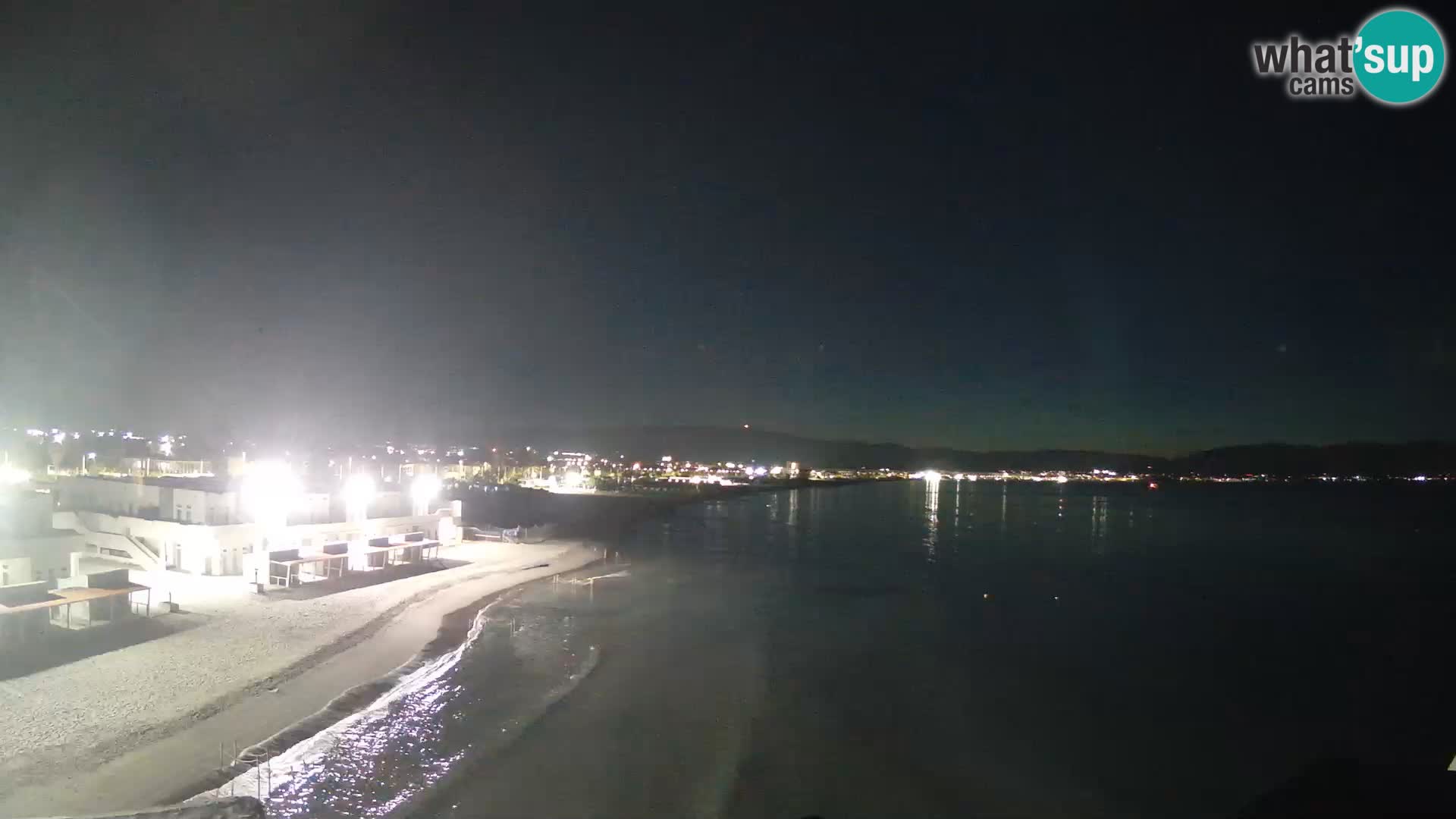 Web kamera uživo Cagliarski zaljev – plaža Poetto – Sardinija