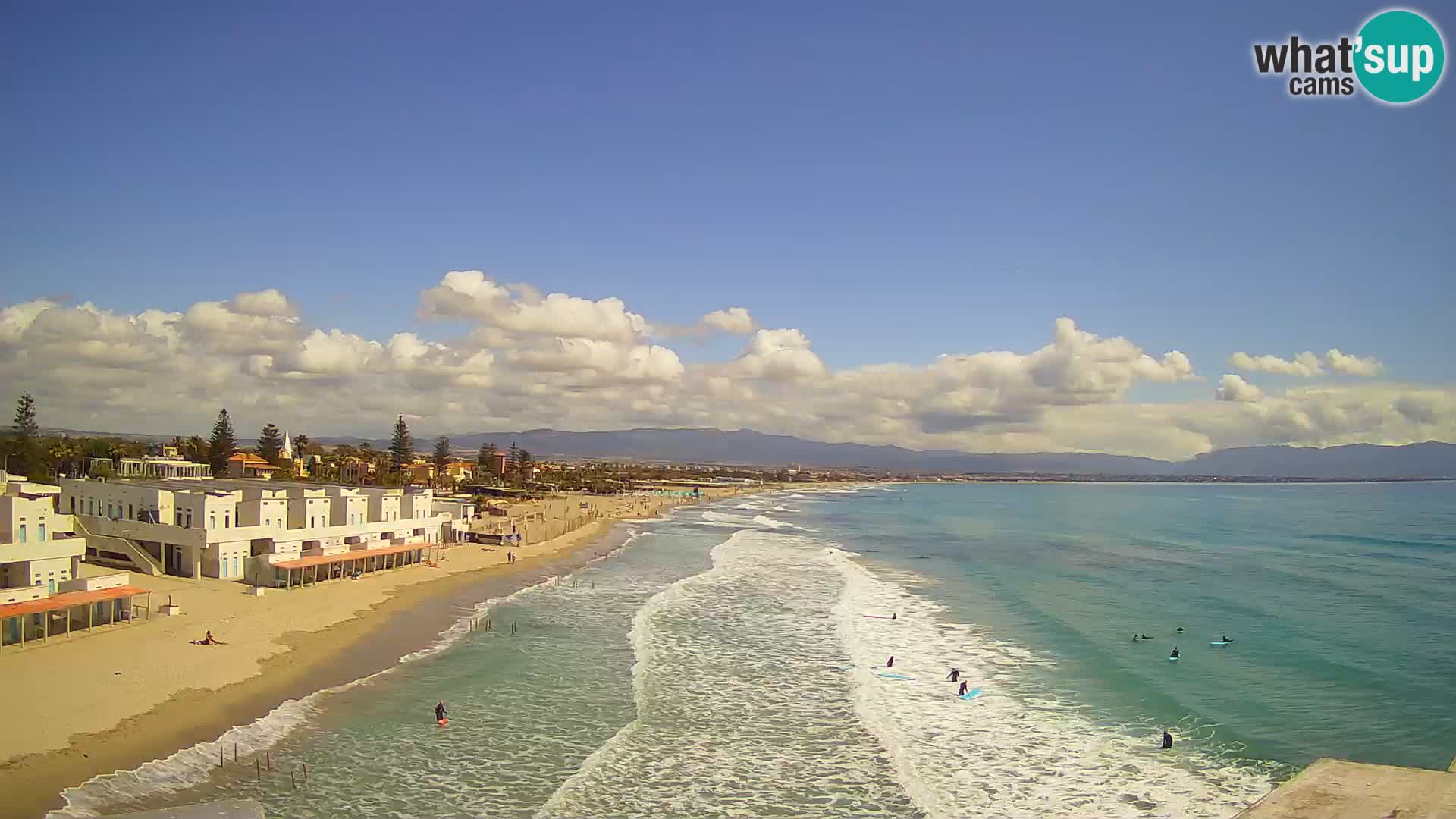 Live Webcam Gulf of Cagliari – Poetto beach – Sardinia