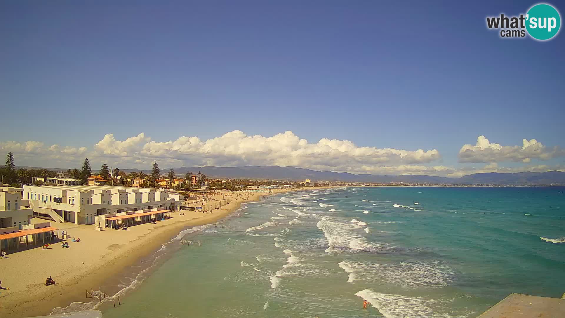 Live Webcam Gulf of Cagliari – Poetto beach – Sardinia