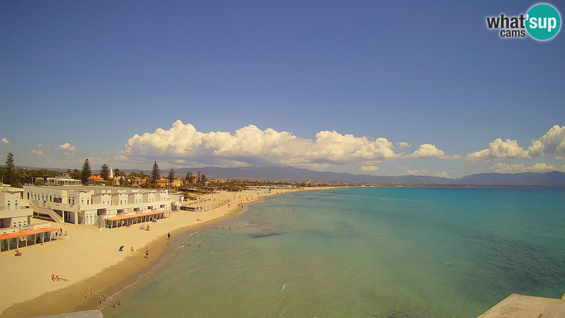 Live Webcam Gulf of Cagliari – Poetto beach – Sardinia