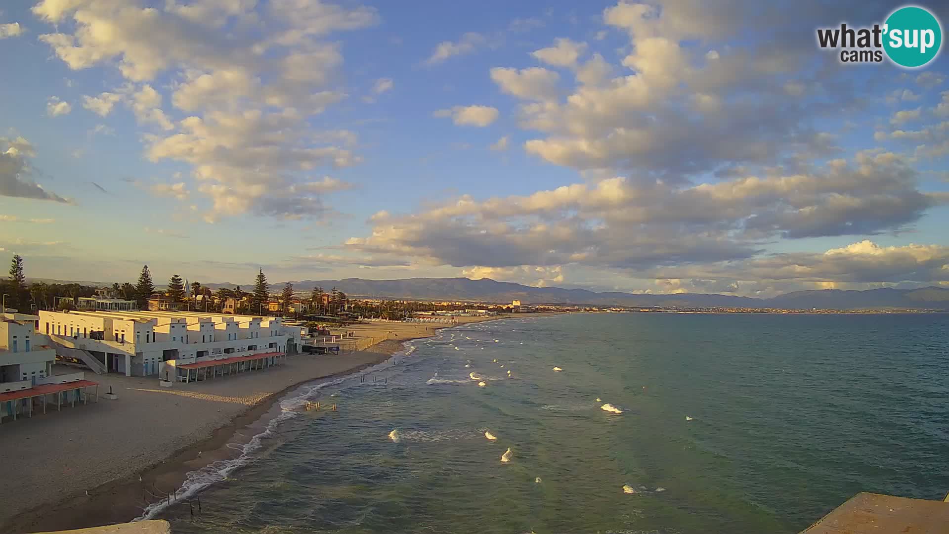 Live Webcam Gulf of Cagliari – Poetto beach – Sardinia