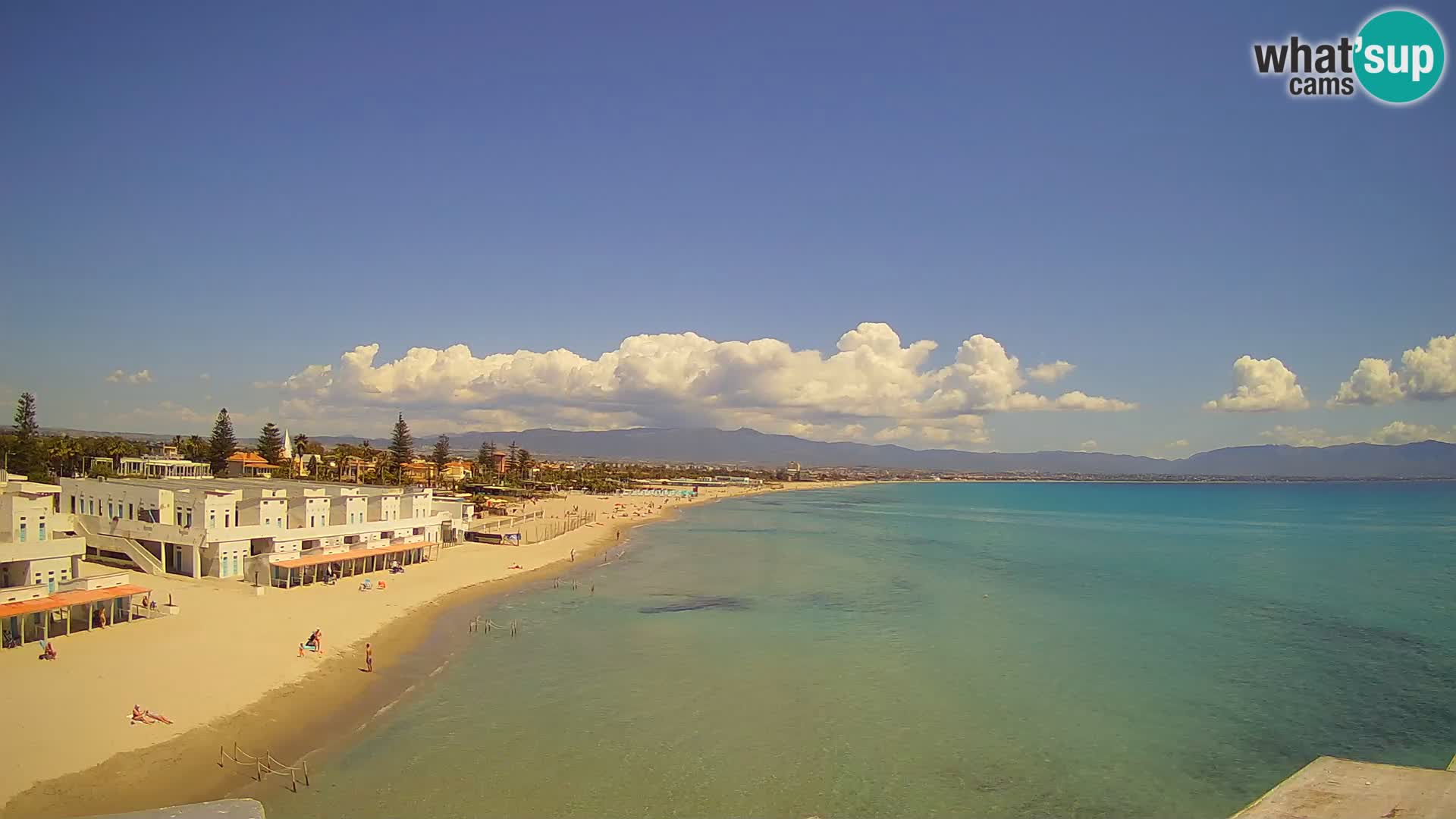 Live Webcam Golf von Cagliari – Strand Poetto – Sardinien