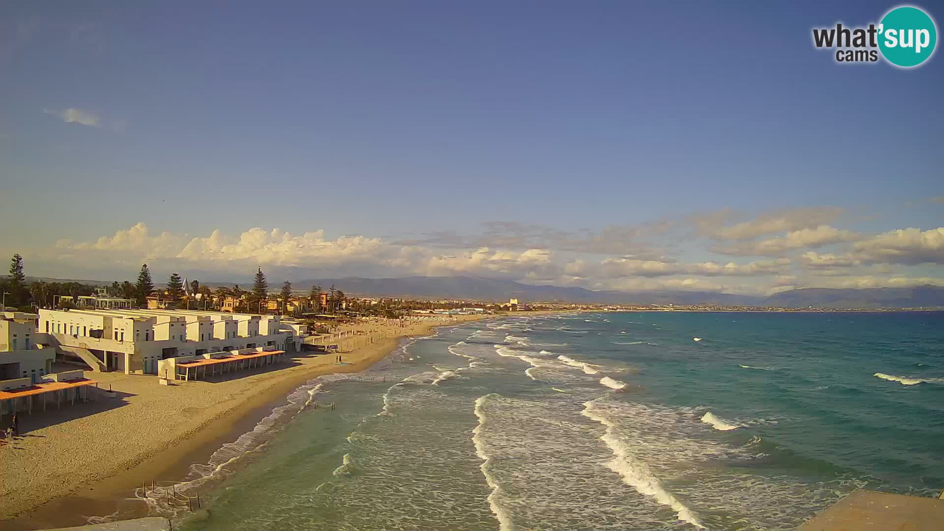 Live Webcam Gulf of Cagliari – Poetto beach – Sardinia