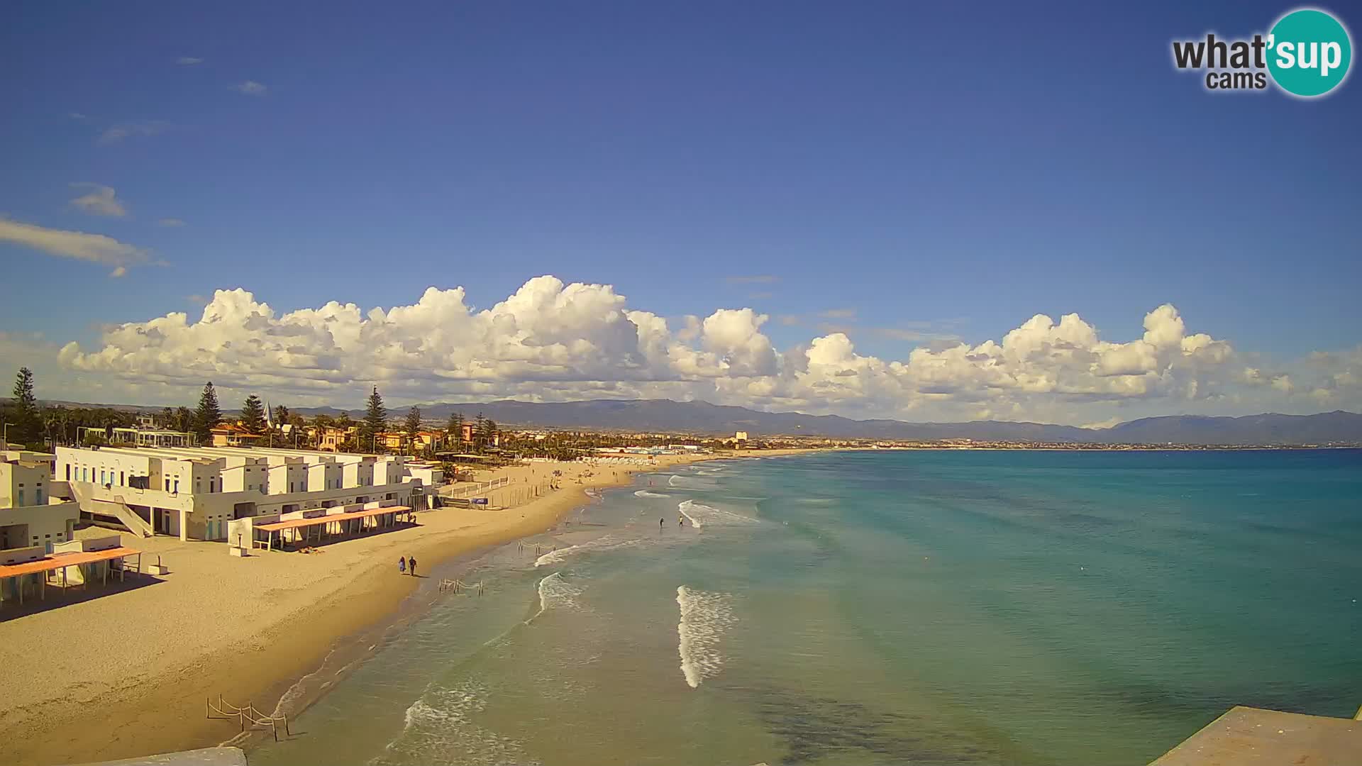 Live Webcam Gulf of Cagliari – Poetto beach – Sardinia