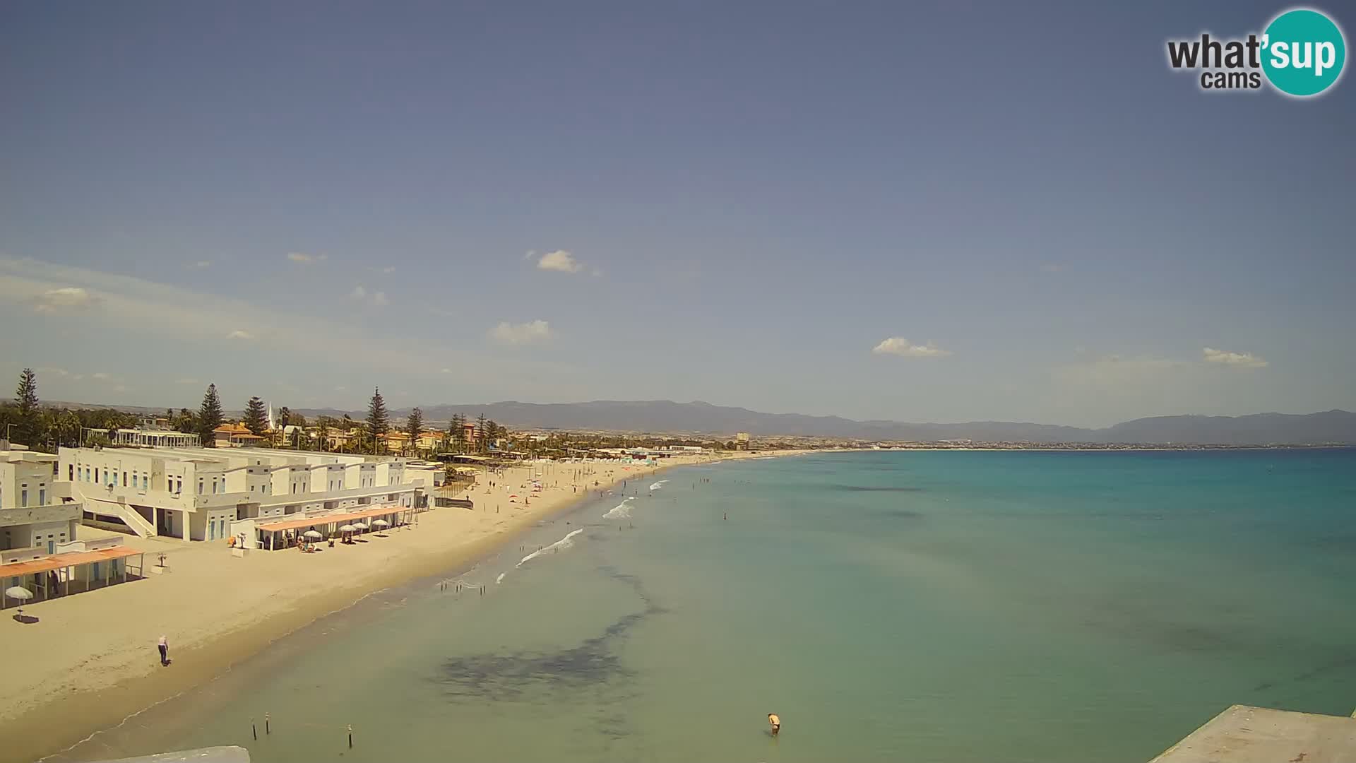 Live Webcam Gulf of Cagliari – Poetto beach – Sardinia
