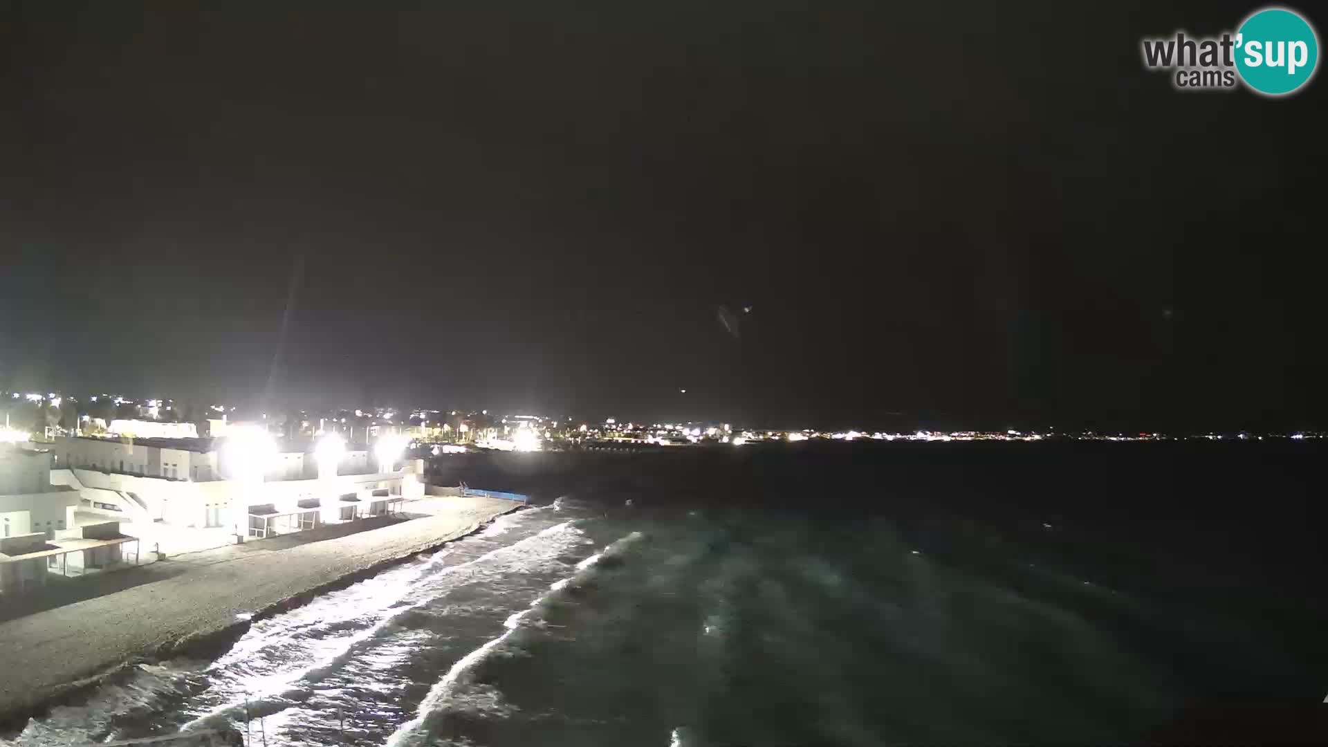 Camera en vivo Golfo de Cagliari – Playa del Poetto – Cerdeña