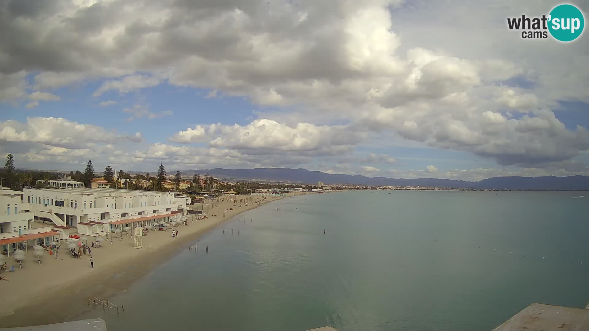 Live Webcam Golfo di Cagliari – Spiaggia del Poetto – Sardegna