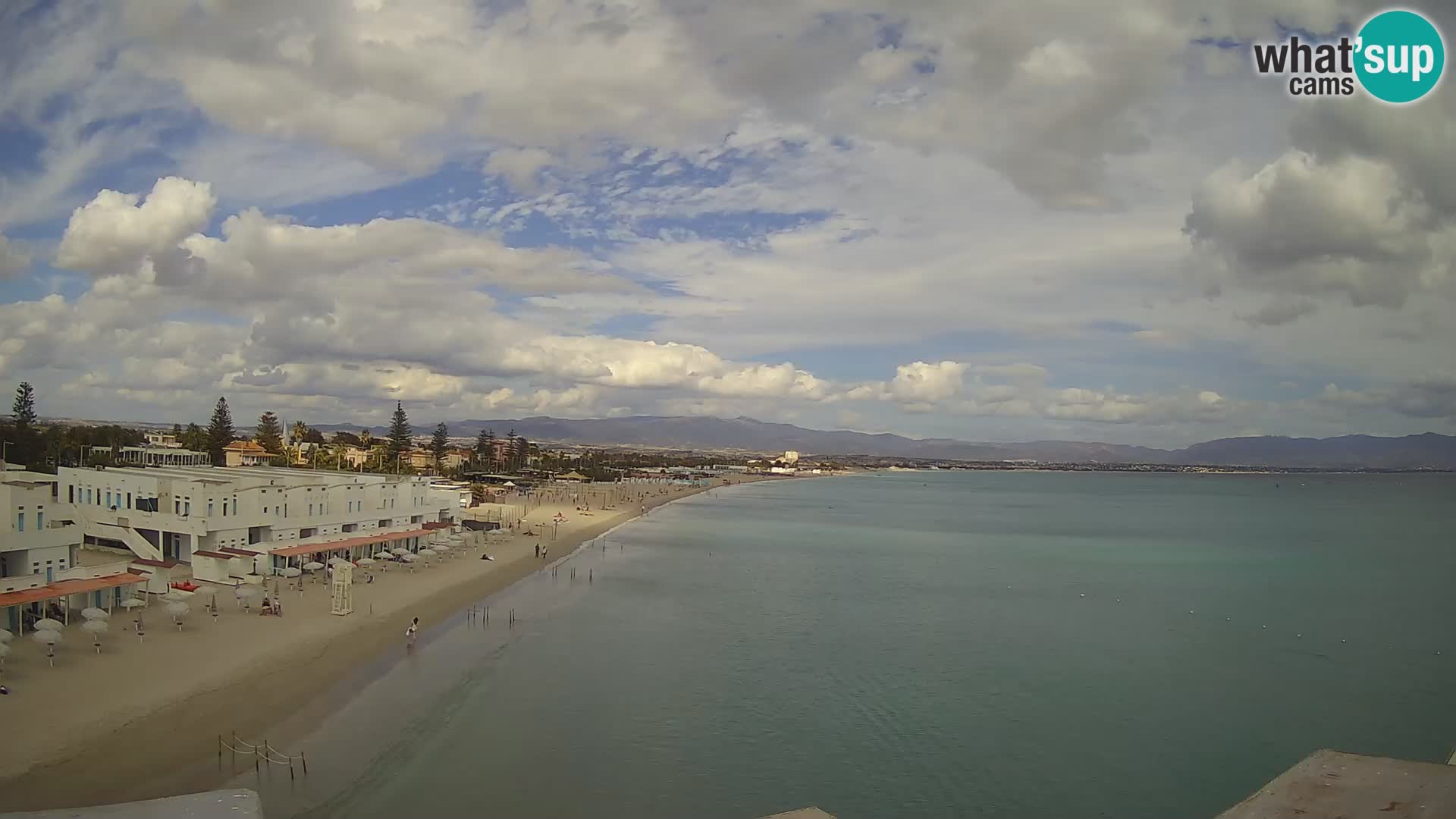 Live Webcam Golfo di Cagliari – Spiaggia del Poetto – Sardegna