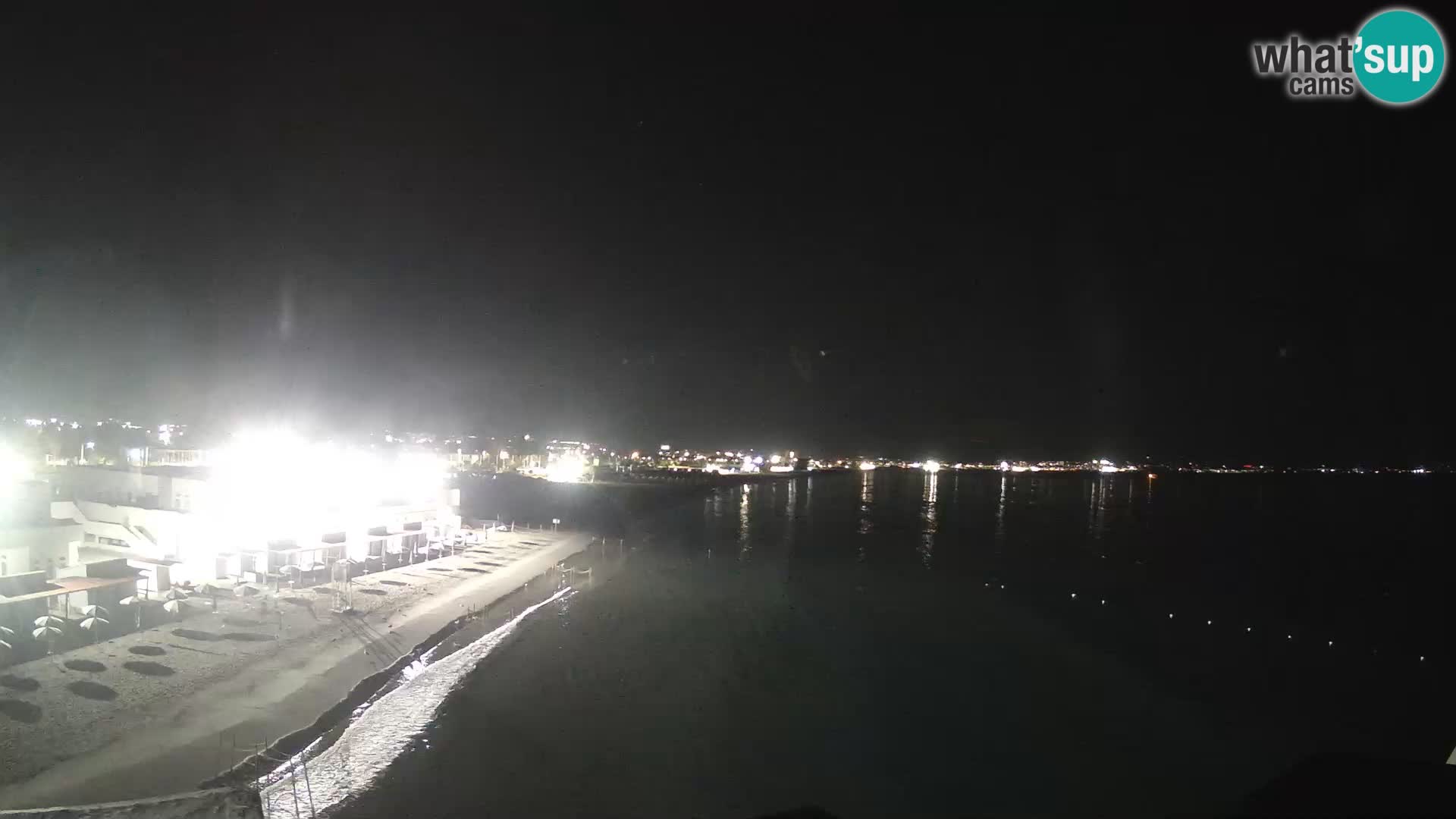 Camera en vivo Golfo de Cagliari – Playa del Poetto – Cerdeña