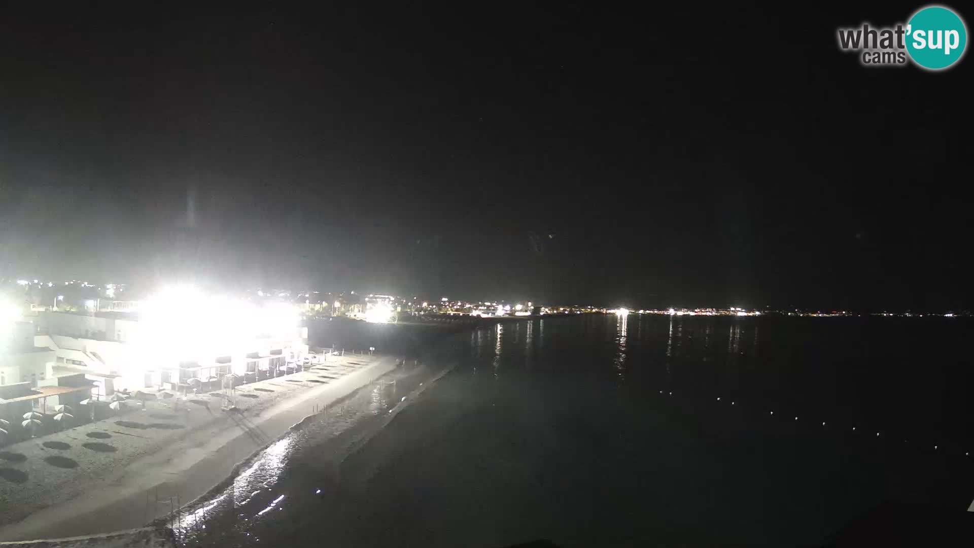 Camera en vivo Golfo de Cagliari – Playa del Poetto – Cerdeña