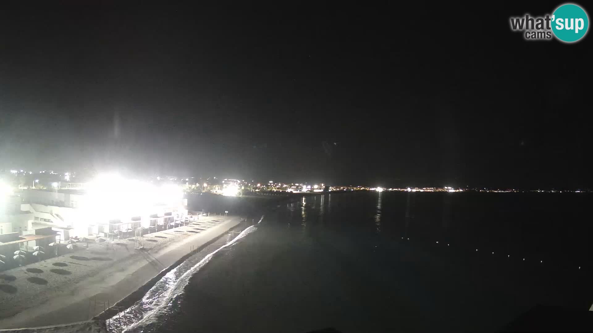 Camera en vivo Golfo de Cagliari – Playa del Poetto – Cerdeña