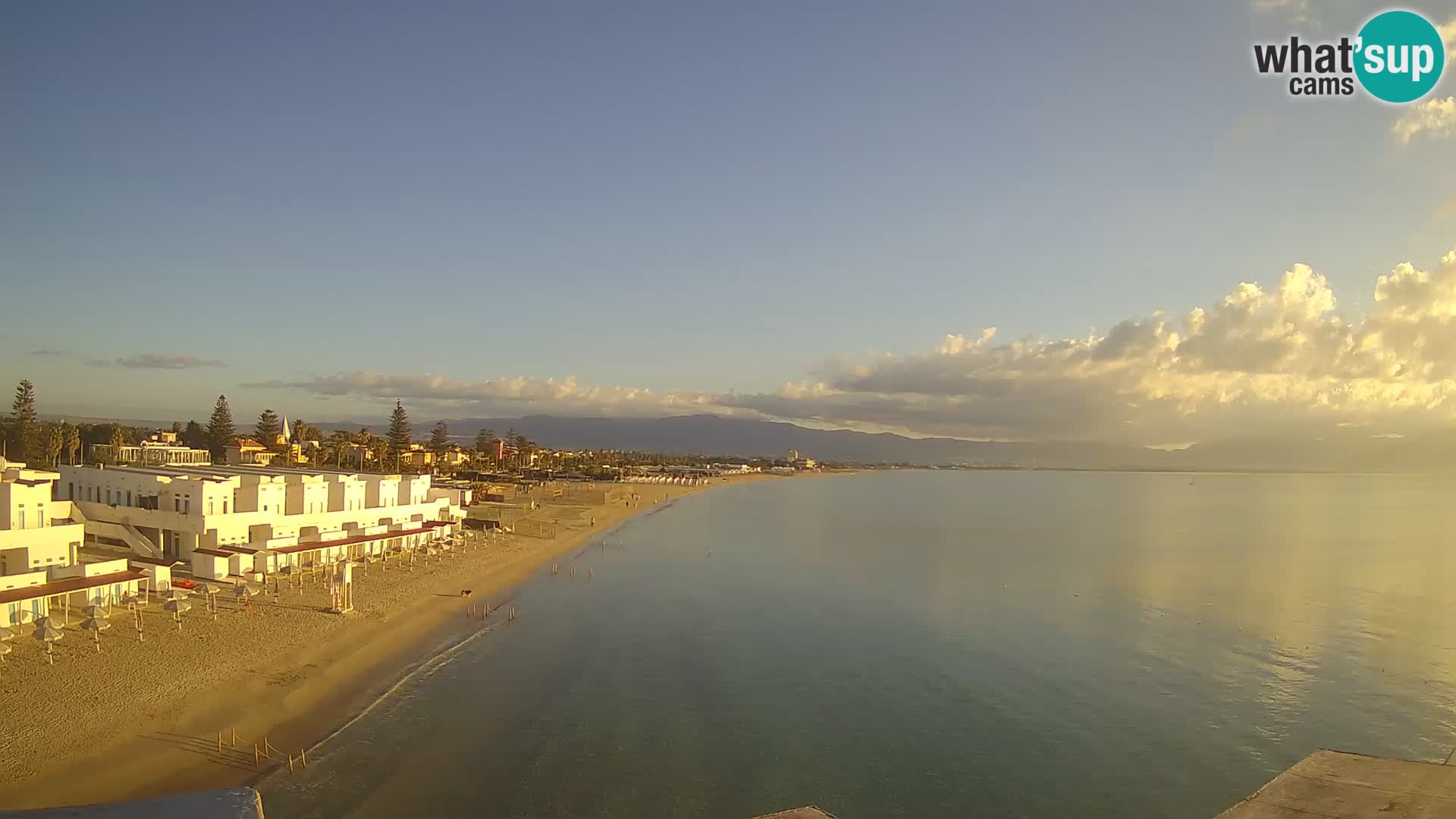 Live Webcam Golf von Cagliari – Strand Poetto – Sardinien