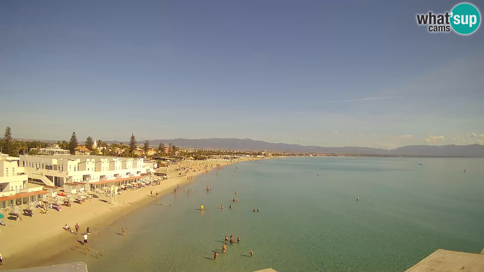 Live Webcam Gulf of Cagliari – Poetto beach – Sardinia