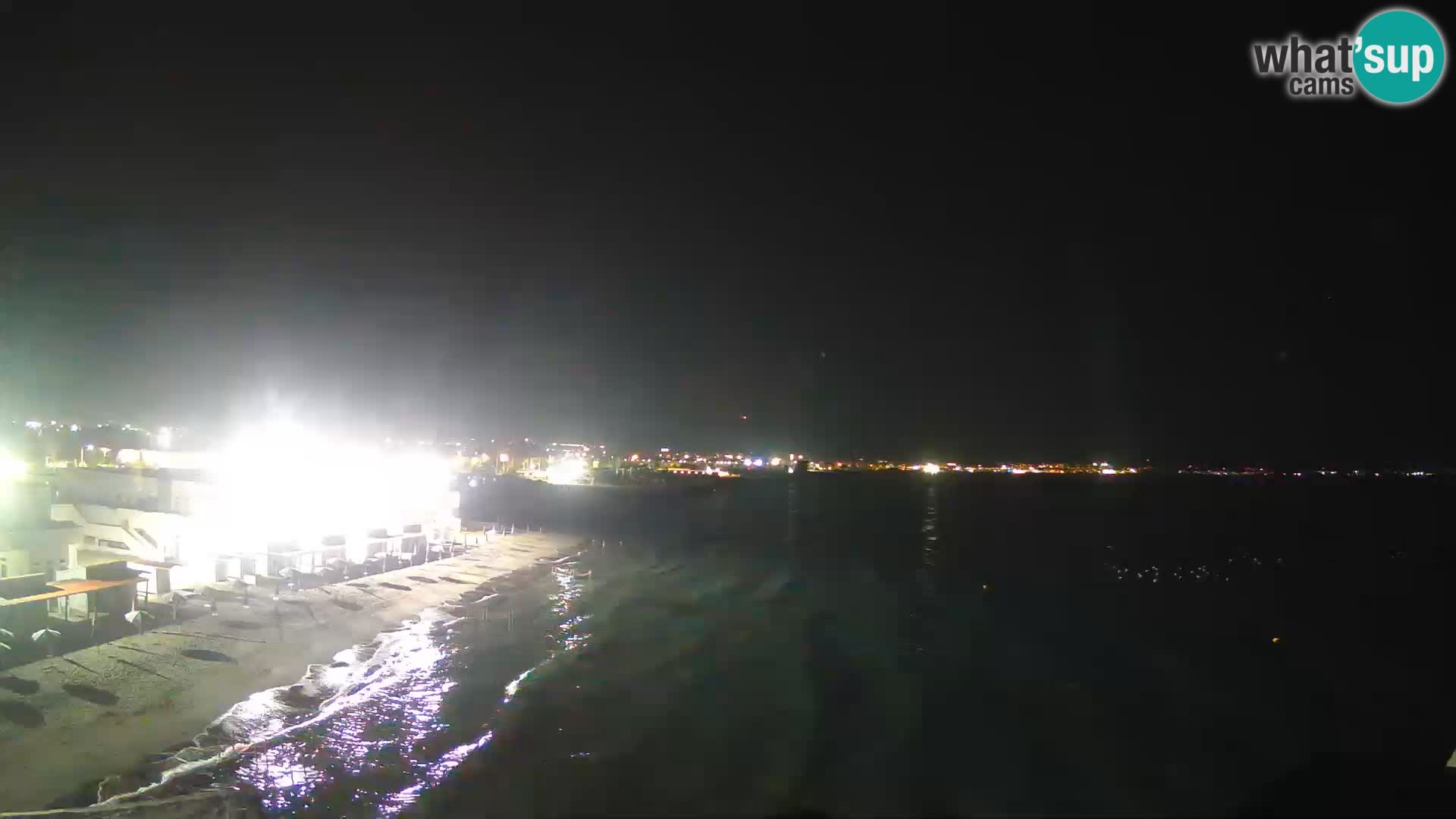 Camera en vivo Golfo de Cagliari – Playa del Poetto – Cerdeña