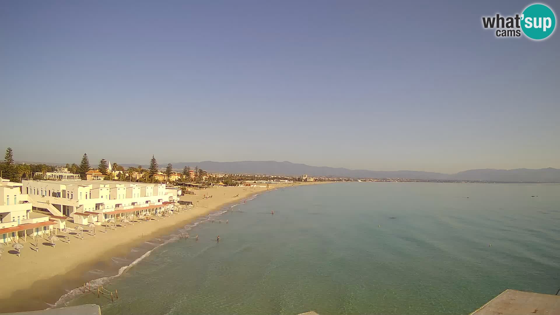 Live Webcam Golf von Cagliari – Strand Poetto – Sardinien