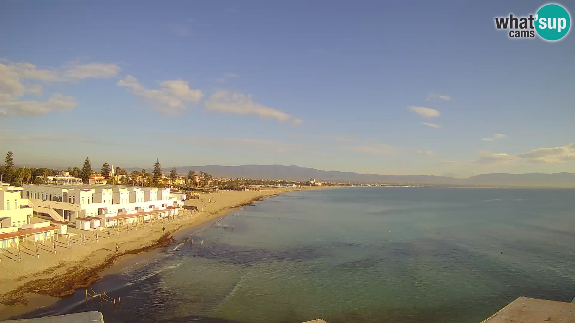 Live Webcam Golfo di Cagliari – Spiaggia del Poetto – Sardegna