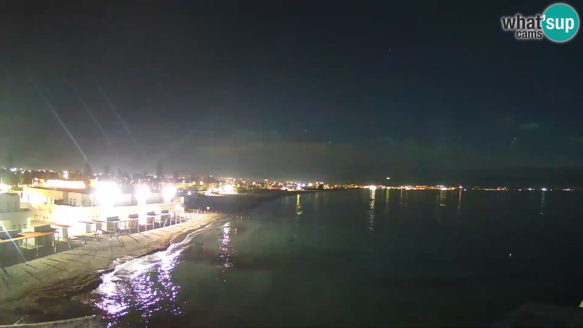 Camera en vivo Golfo de Cagliari – Playa del Poetto – Cerdeña