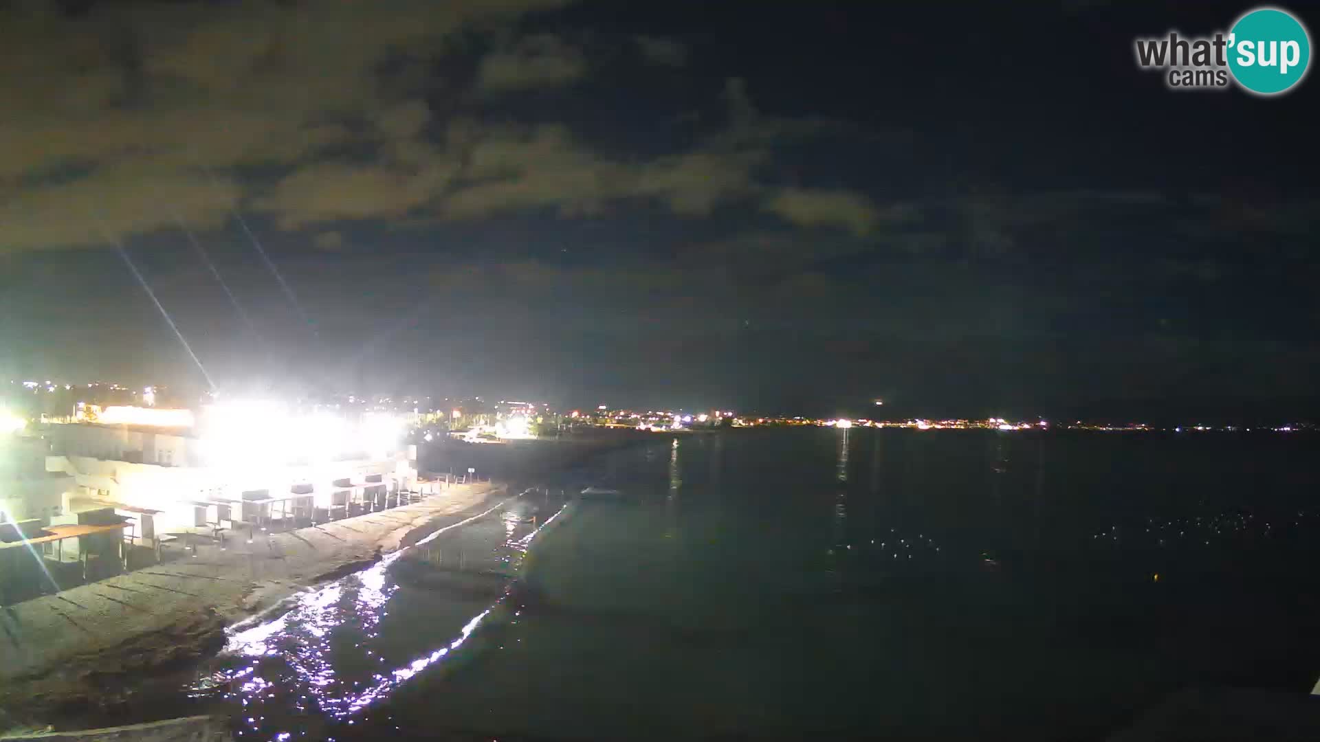 Camera en vivo Golfo de Cagliari – Playa del Poetto – Cerdeña