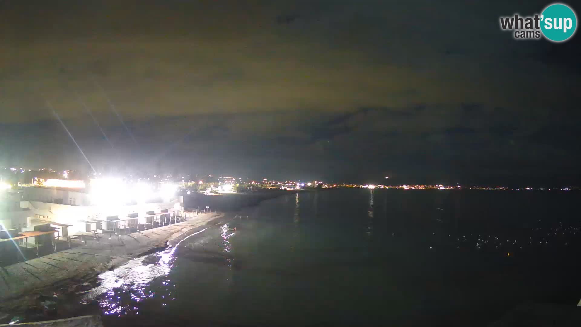 Camera en vivo Golfo de Cagliari – Playa del Poetto – Cerdeña