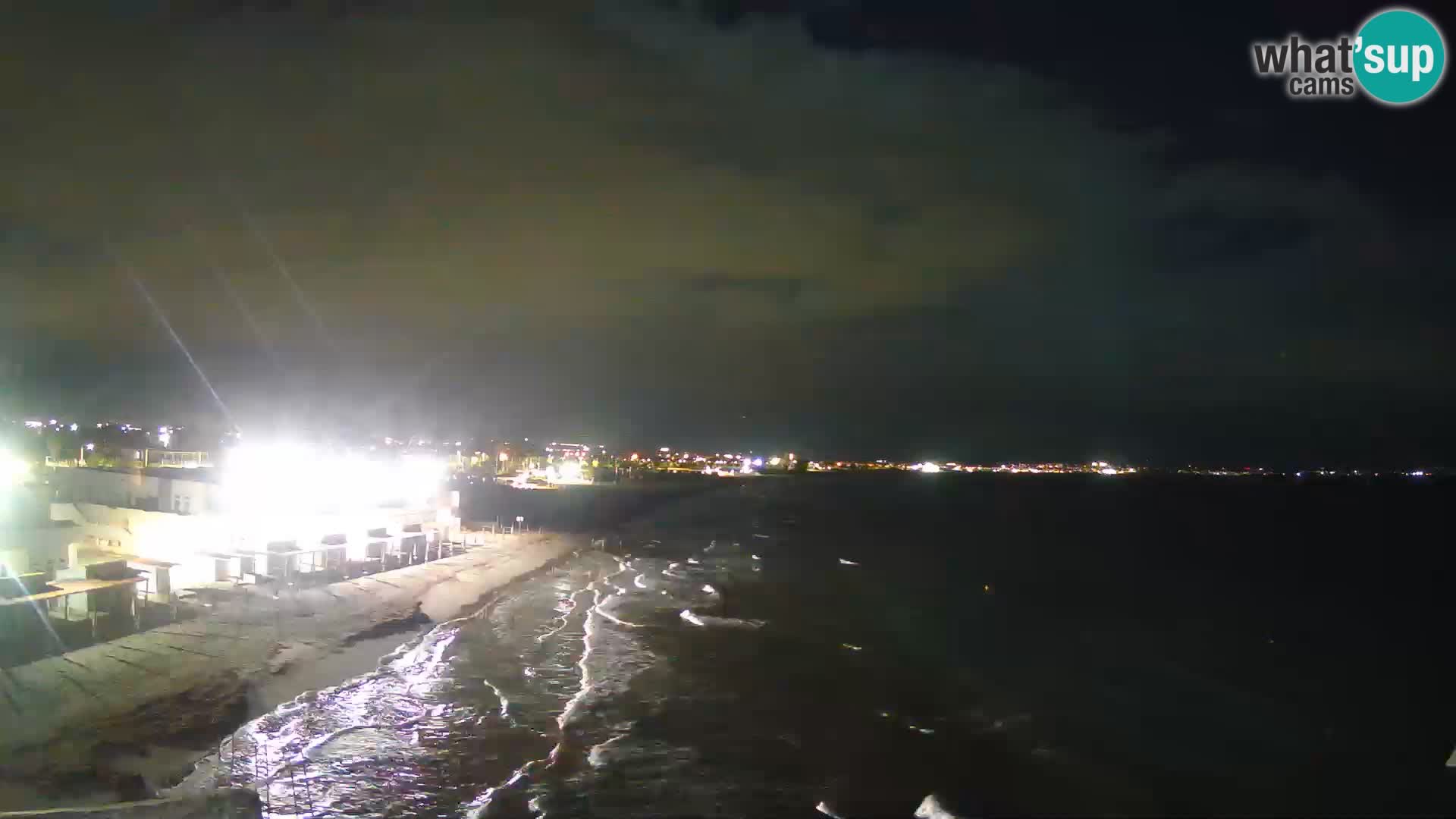 Camera en vivo Golfo de Cagliari – Playa del Poetto – Cerdeña